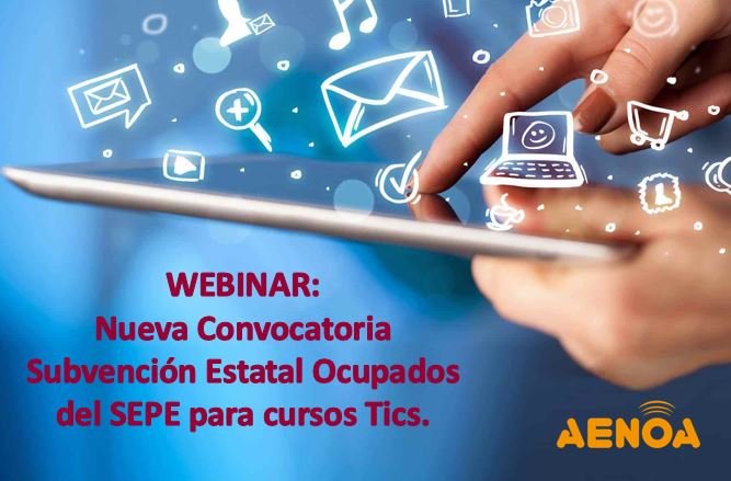 curso subvencion ocupados sepe tics