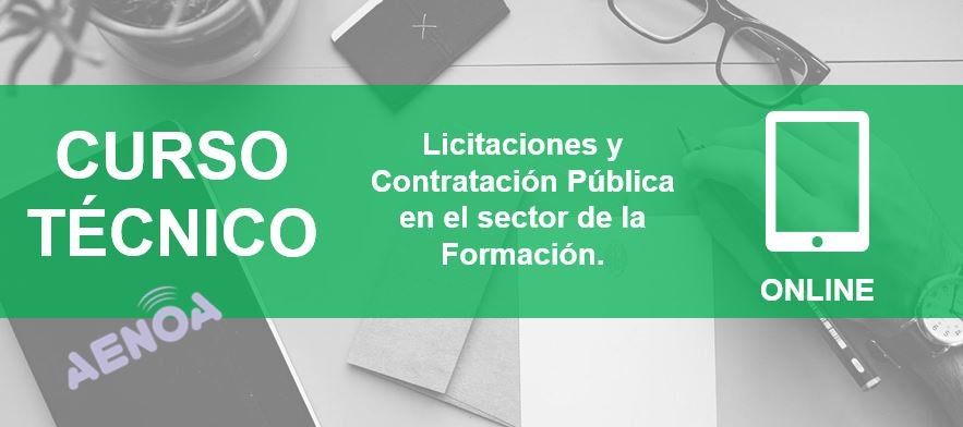 aenoa formacion licitaciones subvenciones